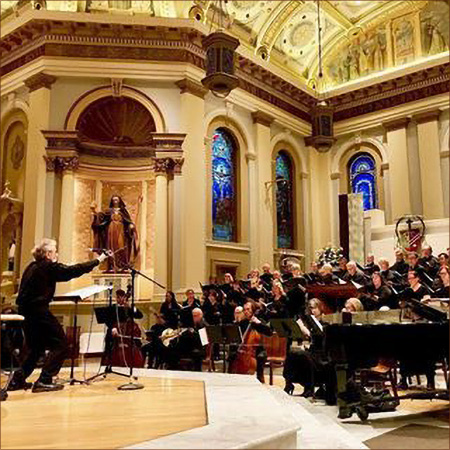 Henry Mollicone conducting